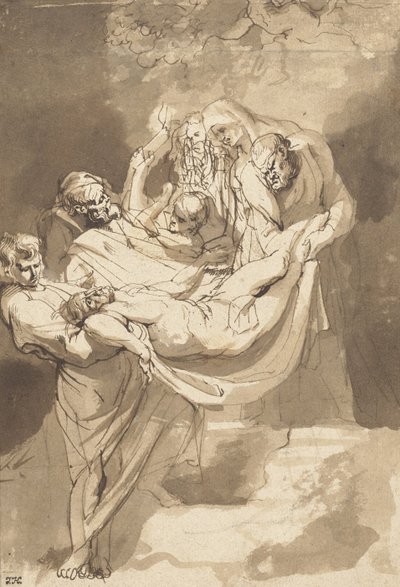 Deposition of Christ in Tomb, 1615-17 by Peter Paul Rubens